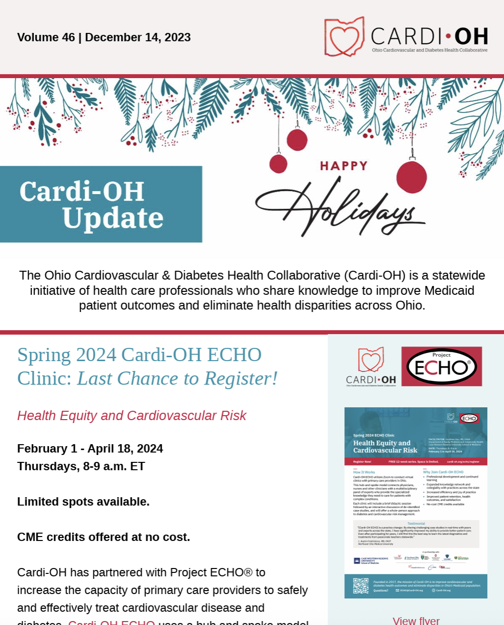 Cardi-OH Update Volume 46