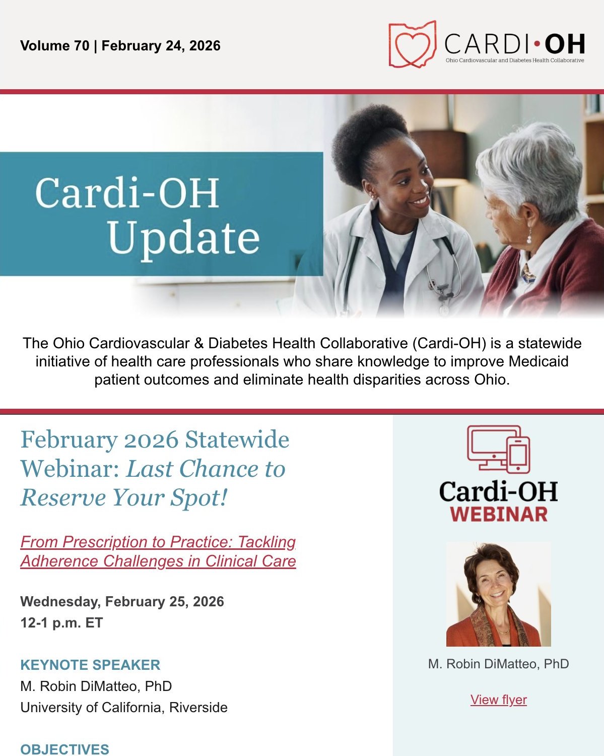 Cardi-OH Update Volume 70