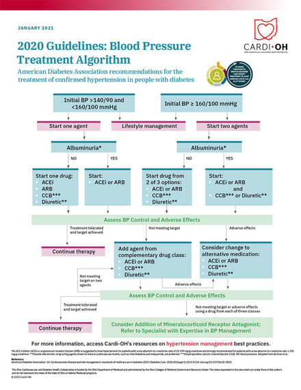 2020 Guidelines: Blood Pressure Treatment Algorithm