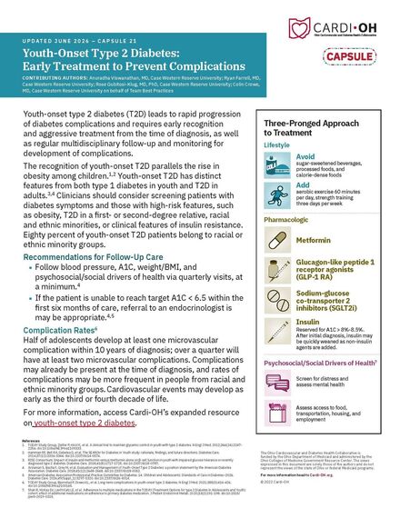 Capsule 21 - Youth-Onset Type 2 Diabetes: Early Treatment to Prevent Complications