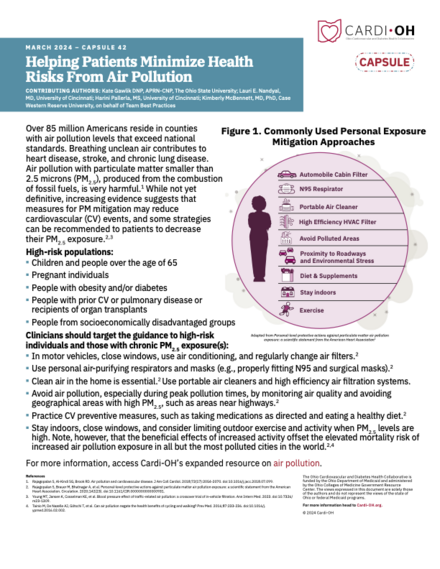 Capsule 42 - Helping Patients Minimize Health Risks From Air Pollution