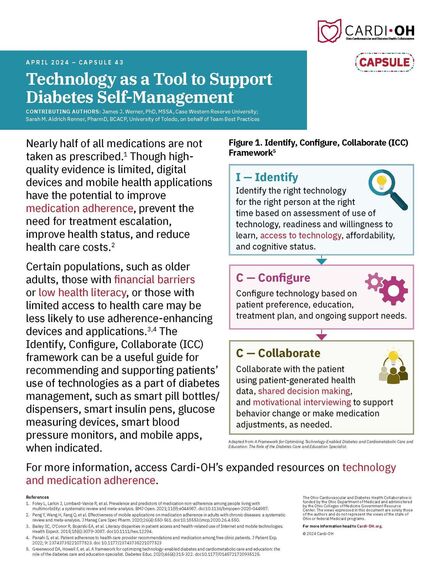 Capsule 43 - Technology as a Tool to Support Diabetes Self-Management