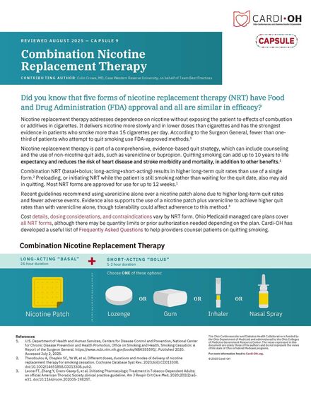 Capsule 9 - Combination Nicotine Replacement Therapy