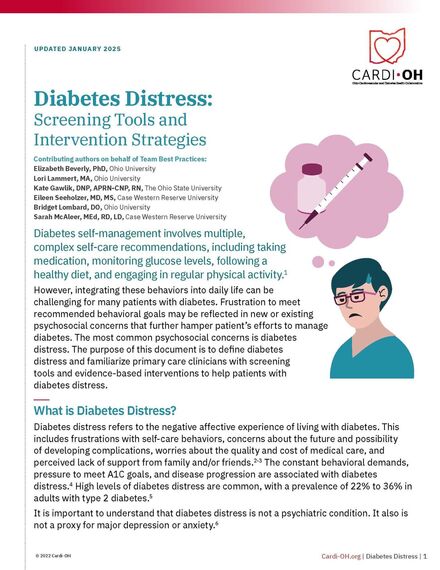 Diabetes Distress: Screening Tools and Intervention Strategies