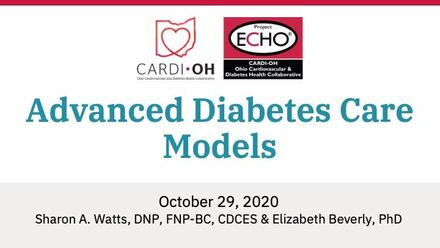 Advanced Diabetes Care Models