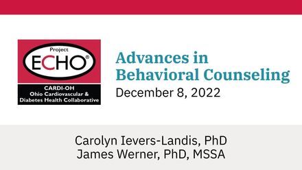 Advances in Behavioral Counseling