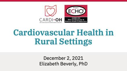 Cardiovascular Health in Rural Settings