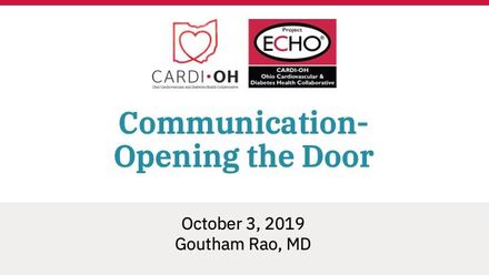 Communication: Opening the Door