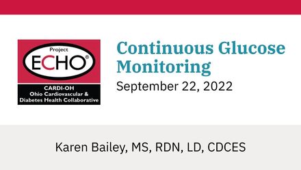 Continuous Glucose Monitoring