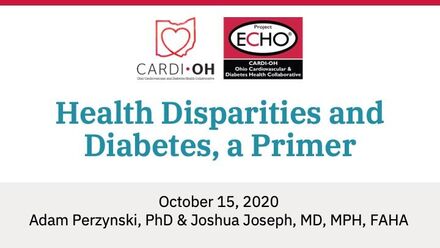 Health Disparities and Diabetes, a Primer