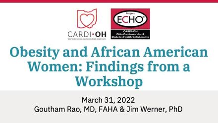 Obesity and African American Women: Findings from a Workshop