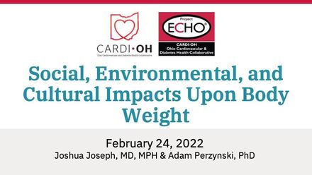 Social, Environmental, and Cultural Impacts Upon Body Weight