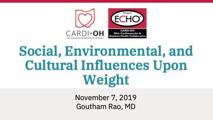 Social, Environmental, and Cultural Influences Upon Weight