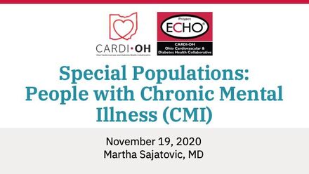 Special Populations: People with Chronic Mental Illness
