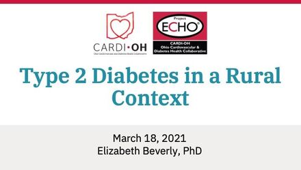 Type 2 Diabetes in a Rural Context