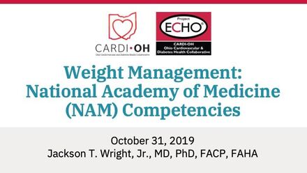 Weight Management: National Academy of Medicine (NAM) Competencies