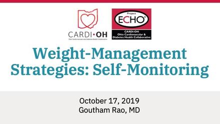 Weight Management Strategies: Self-Monitoring