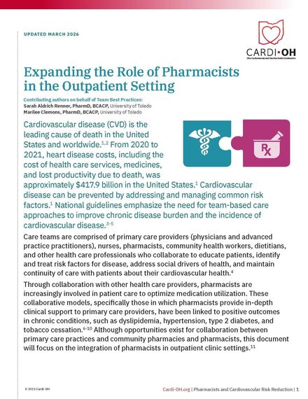 Expanding the Role of Pharmacists in the Outpatient Setting