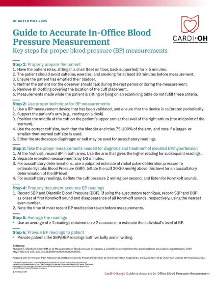 Guide to Accurate In-Office Blood Pressure Measurement