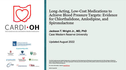 Long-Acting, Low Cost Medications to Achieve Blood Pressure Targets: Evidence for Chlorthalidone, Amlodipine & Spironolactone