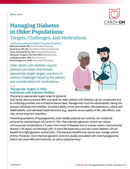 Managing Diabetes in Older Populations: Targets, Challenges, and Medications