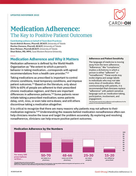 Medication Adherence: The Key to Positive Patient Outcomes