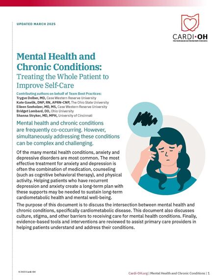 Mental Health and Chronic Conditions: Treating the Whole Patient to Improve Self-Care