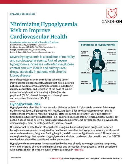 Minimizing Hypoglycemia Risk to Improve Cardiovascular Health