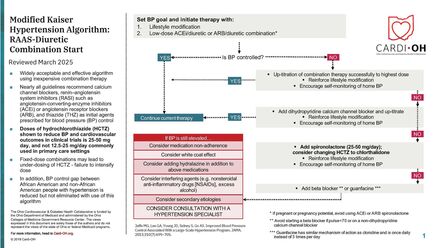 Modified Kaiser Hypertension Algorithm: RAAS-Diuretic Combination Start