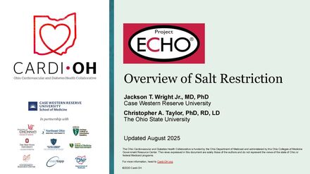 Overview of Salt Restriction