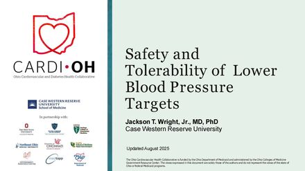 Safety and Tolerability of Lower Blood Pressure Targets