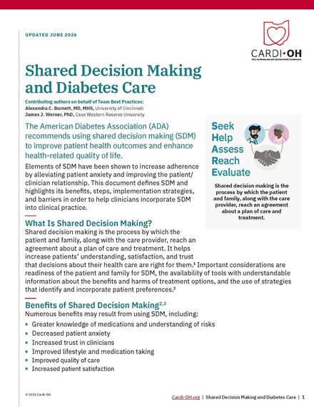 Shared Decision Making and Diabetes Care