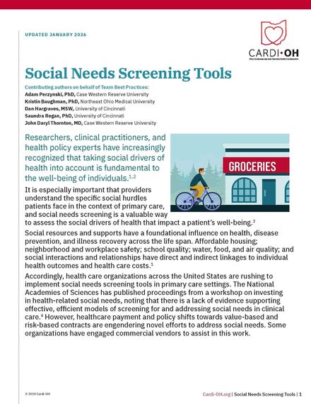 Social Needs Screening Tools