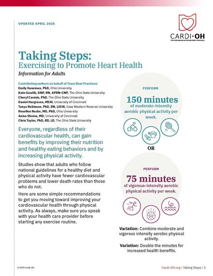 Taking Steps: Exercising to Promote Heart Health