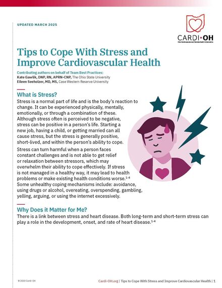 Tips to Cope with Stress and Improve Cardiovascular Health